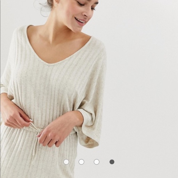 ASOS lounge ribbed short romper - Picture 4 of 4